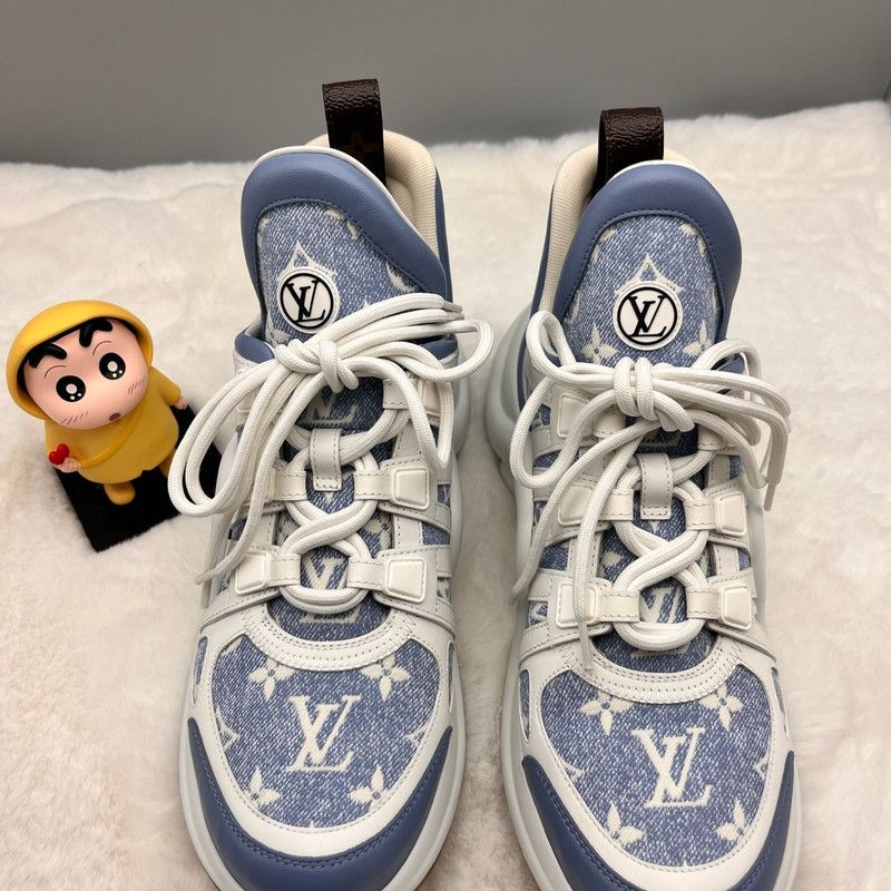 Louis Vuitton Louis Vuitton Archlight Denim Low-top Sneakers 0079 Size US 9 / IT 39 - 7 Thumbnail