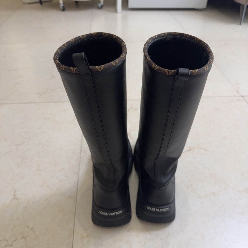 Louis Vuitton Louis Vuitton Ruby Leather Knee-High Boots 0079 Size US 6 / IT 36 - 3 Thumbnail