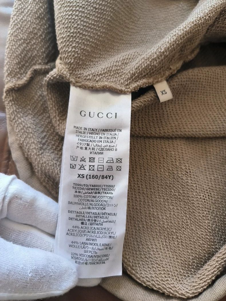 Gucci Gucci Half-Zip Hoodie with Red-Green Web LOGO Size US XS / EU 42 / 0 - 6 Thumbnail