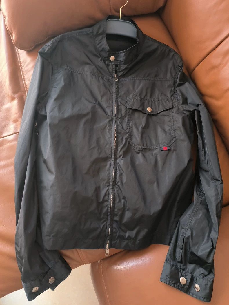 Gucci Gucci Black Windproof Nylon Jacket with Logo Size US L / EU 52-54 / 3 - 2 Thumbnail