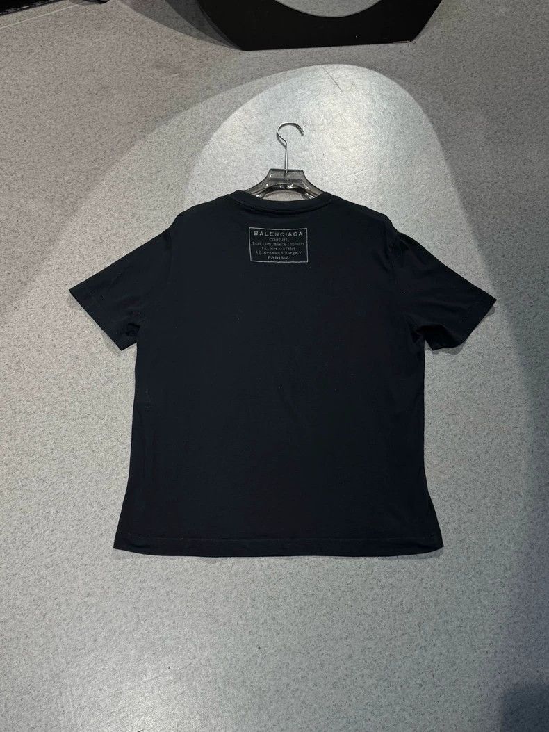 Balenciaga Balenciaga FW24 Back Embossed Black T-Shirt Size US XL / EU 56 / 4 - 2 Thumbnail