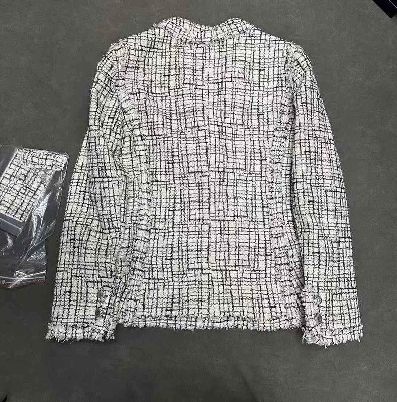 Chanel CHANEL Tweed Blazer Jacket Size US XL / EU 56 / 4 - 2 Thumbnail