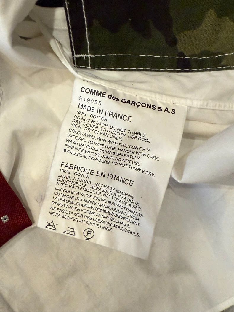 Comme des Garcons Comme des Garçons CDG patchwork shirt Size US XS / EU 42 / 0 - 2 Thumbnail