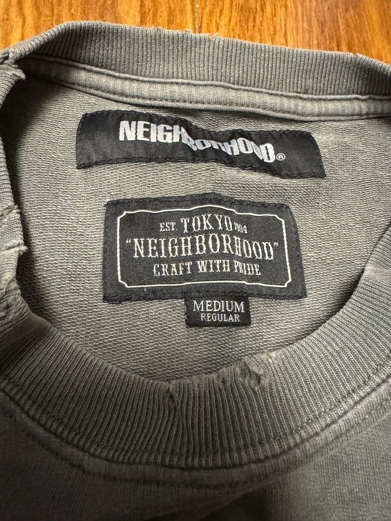 Neighborhood Neighborhood Washed Distressed Short Sleeve T-shirt Size US L / EU 52-54 / 3 - 2 Thumbnail