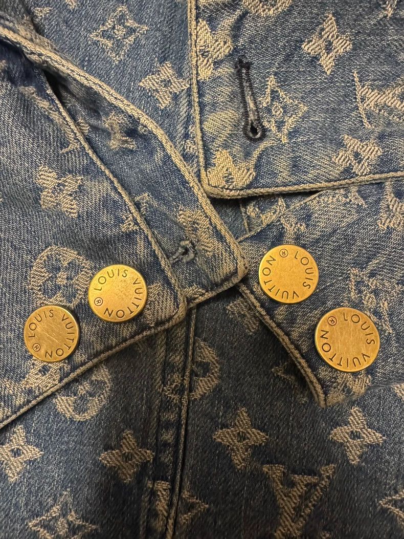 Louis Vuitton Louis Vuitton x Supreme Denim Jacket Size US XL / EU 56 / 4 - 5 Thumbnail