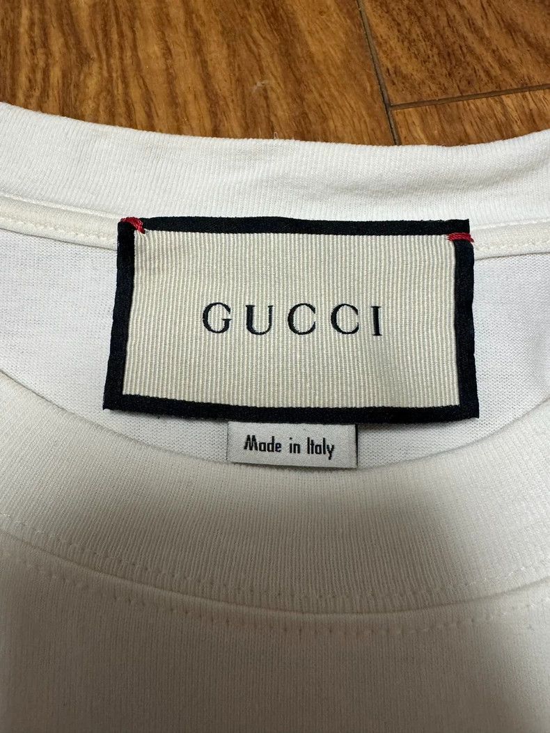 Gucci Gucci "THE FACE" White Short Sleeve Tee Size US XL / EU 56 / 4 - 4 Thumbnail