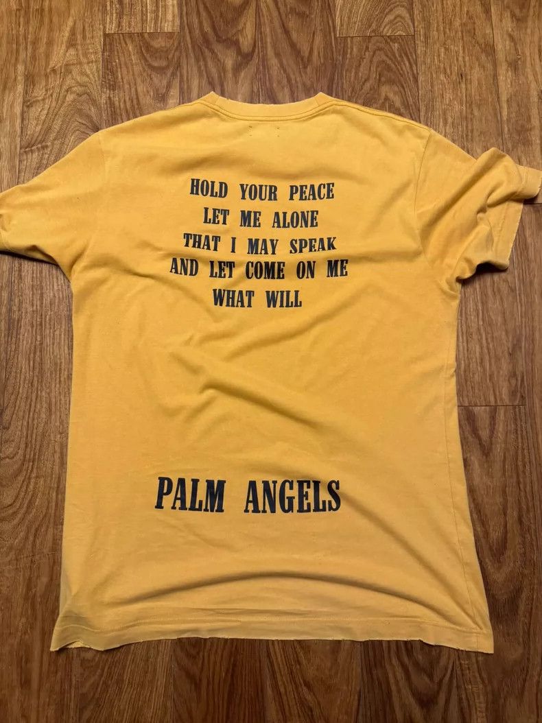 Palm Angels Palm Angels Washed Distressed T-shirt Size US M / EU 48-50 / 2 - 2 Thumbnail