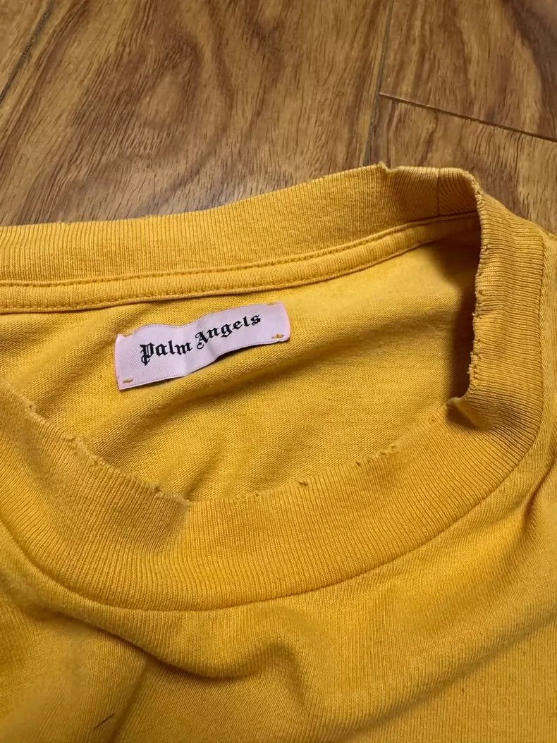 Palm Angels Palm Angels Washed Distressed T-shirt Size US M / EU 48-50 / 2 - 3 Thumbnail