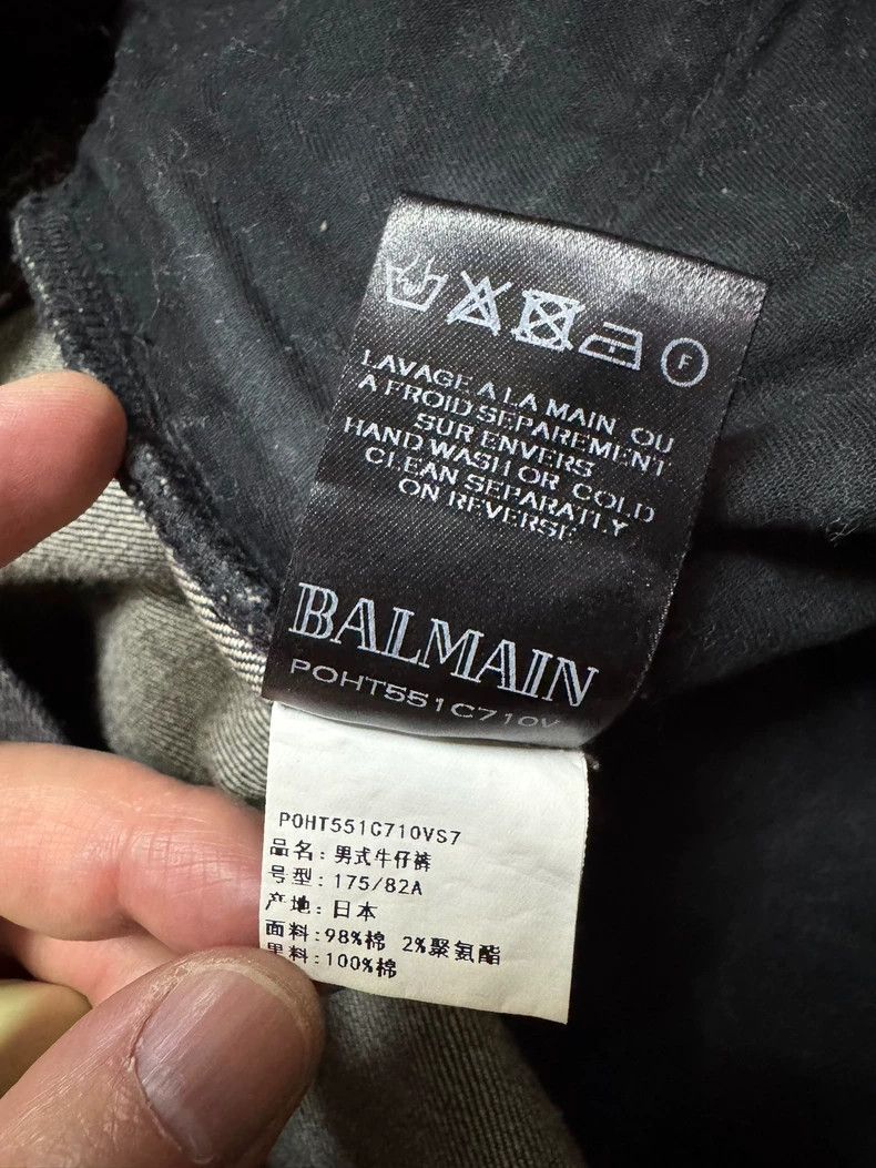 Balmain Balmain Distressed Denim Jeans Size 31 Size US 31 - 5 Thumbnail