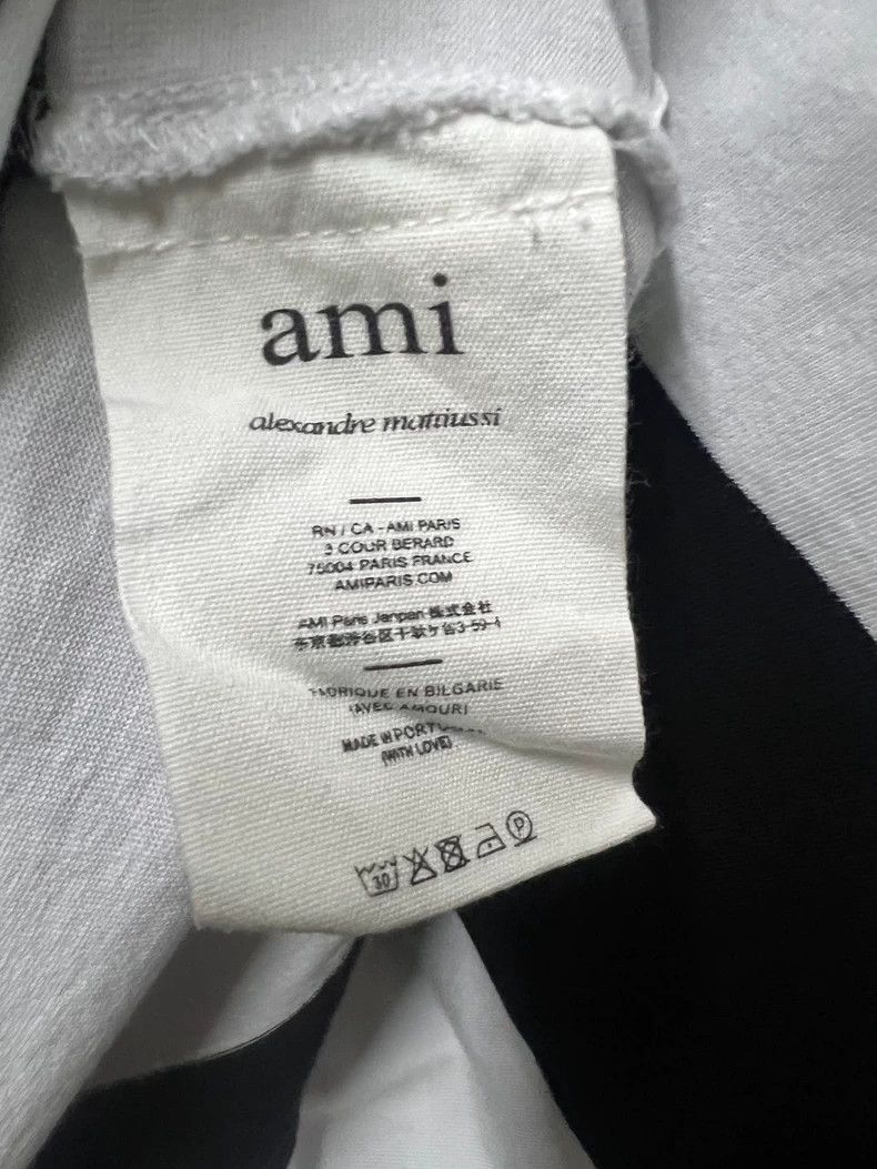 AMI AMI Men's Striped Long Sleeve Polo Size US S / EU 44-46 / 1 - 8 Thumbnail