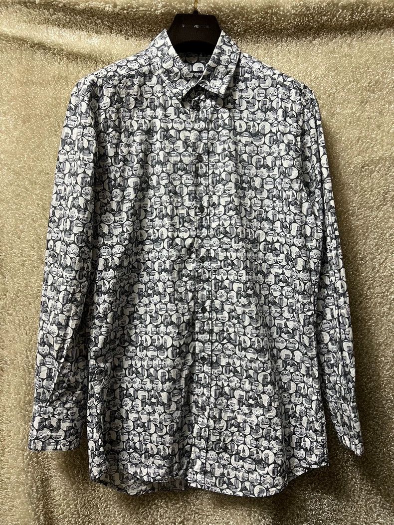 Dolce & Gabbana Dolce Gabbana Men's Floral Print Shirt Size US M / EU 48-50 / 2 - 2 Thumbnail