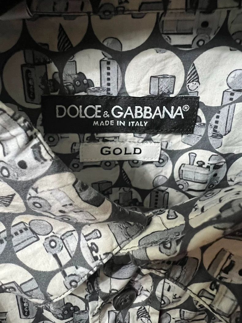 Dolce & Gabbana Dolce Gabbana Men's Floral Print Shirt Size US M / EU 48-50 / 2 - 7 Thumbnail