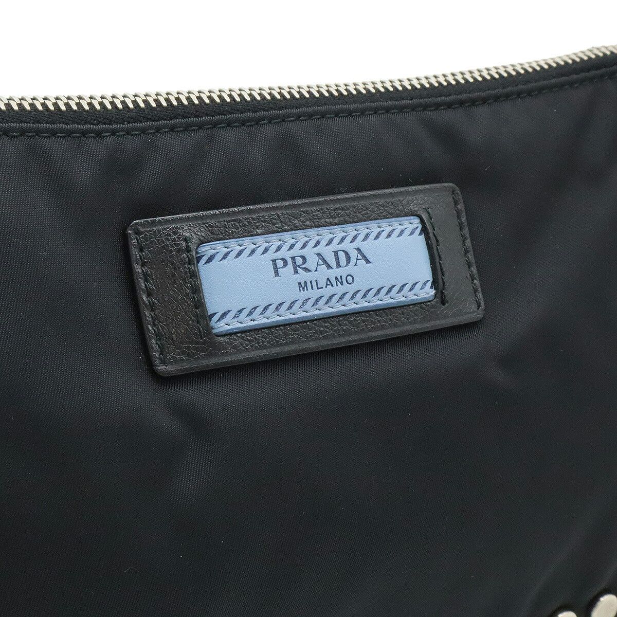 Prada Prada Prada 1NE006 Nylon Leather 2way Shoulder Bag Leather Shoulder Bag 1NE006 Size ONE SIZE - 9 Thumbnail