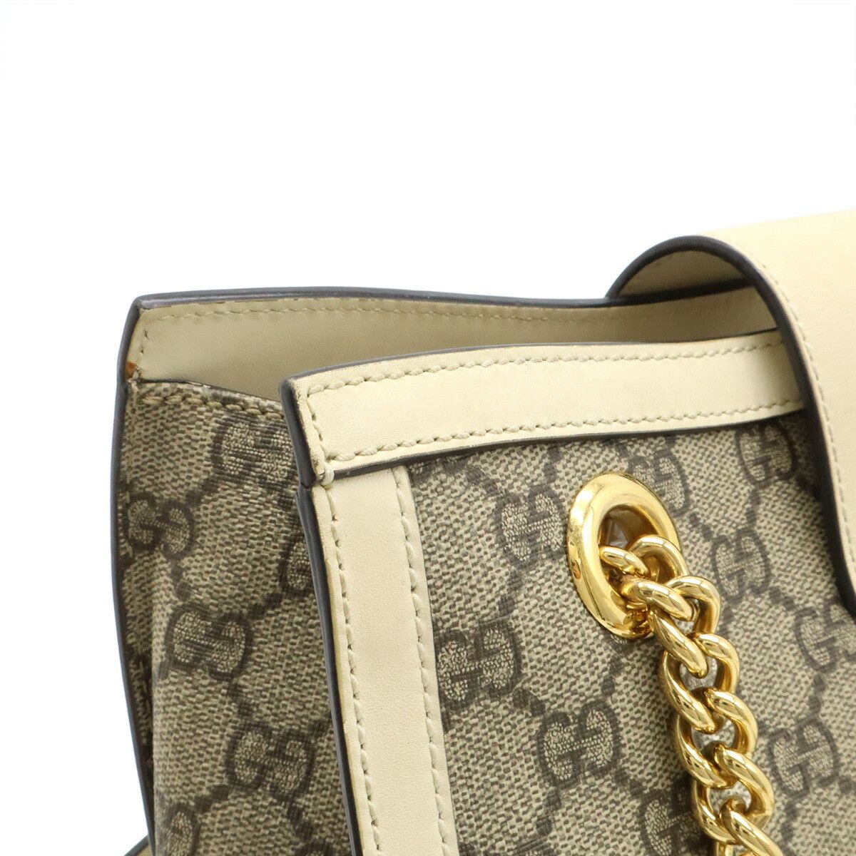 Gucci Gucci Gucci GG Supreme Padlock PVC Shoulder Bag Canvas Shoulder Bag 498156 Size ONE SIZE - 5 Thumbnail