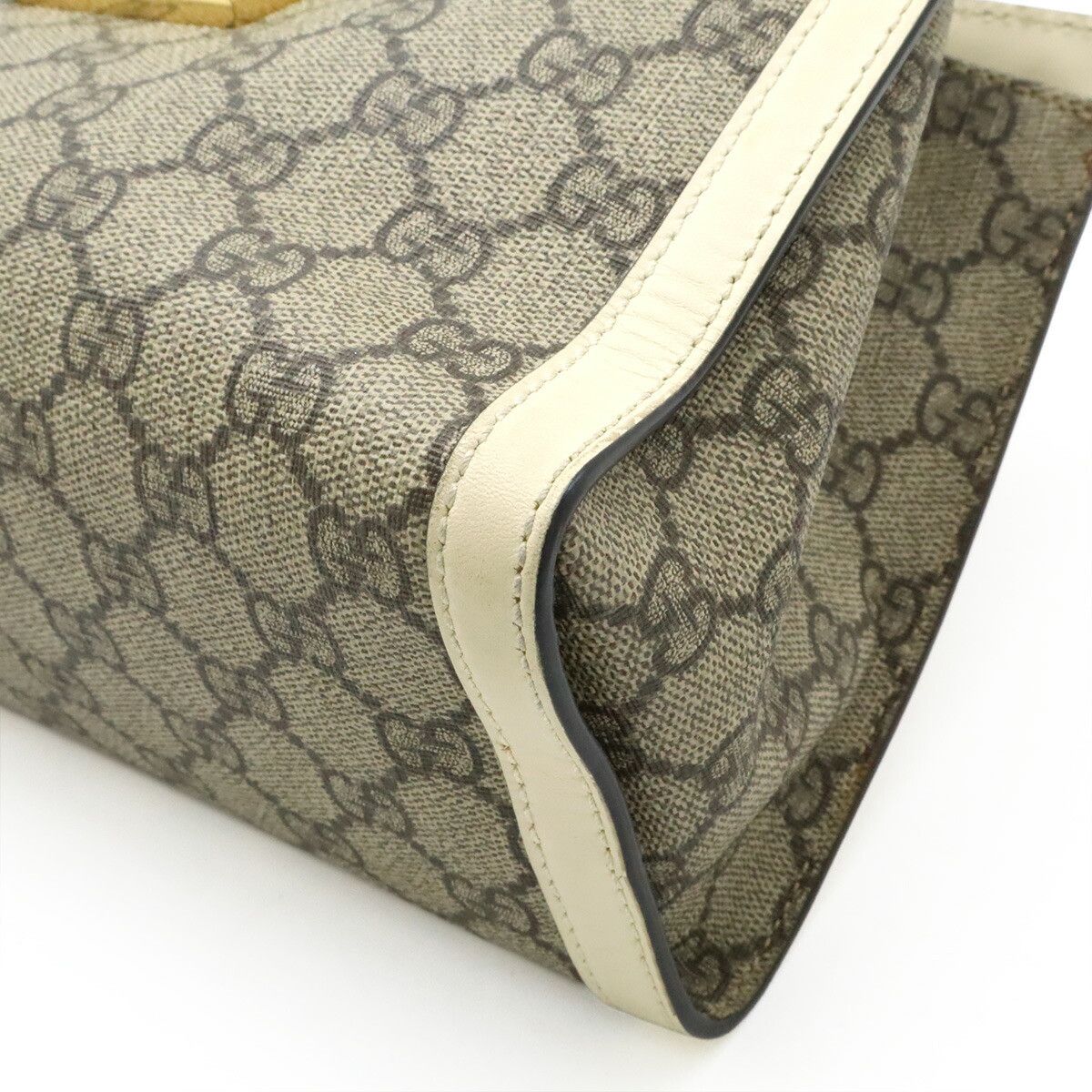 Gucci Gucci Gucci GG Supreme Padlock PVC Shoulder Bag Canvas Shoulder Bag 498156 Size ONE SIZE - 3 Thumbnail