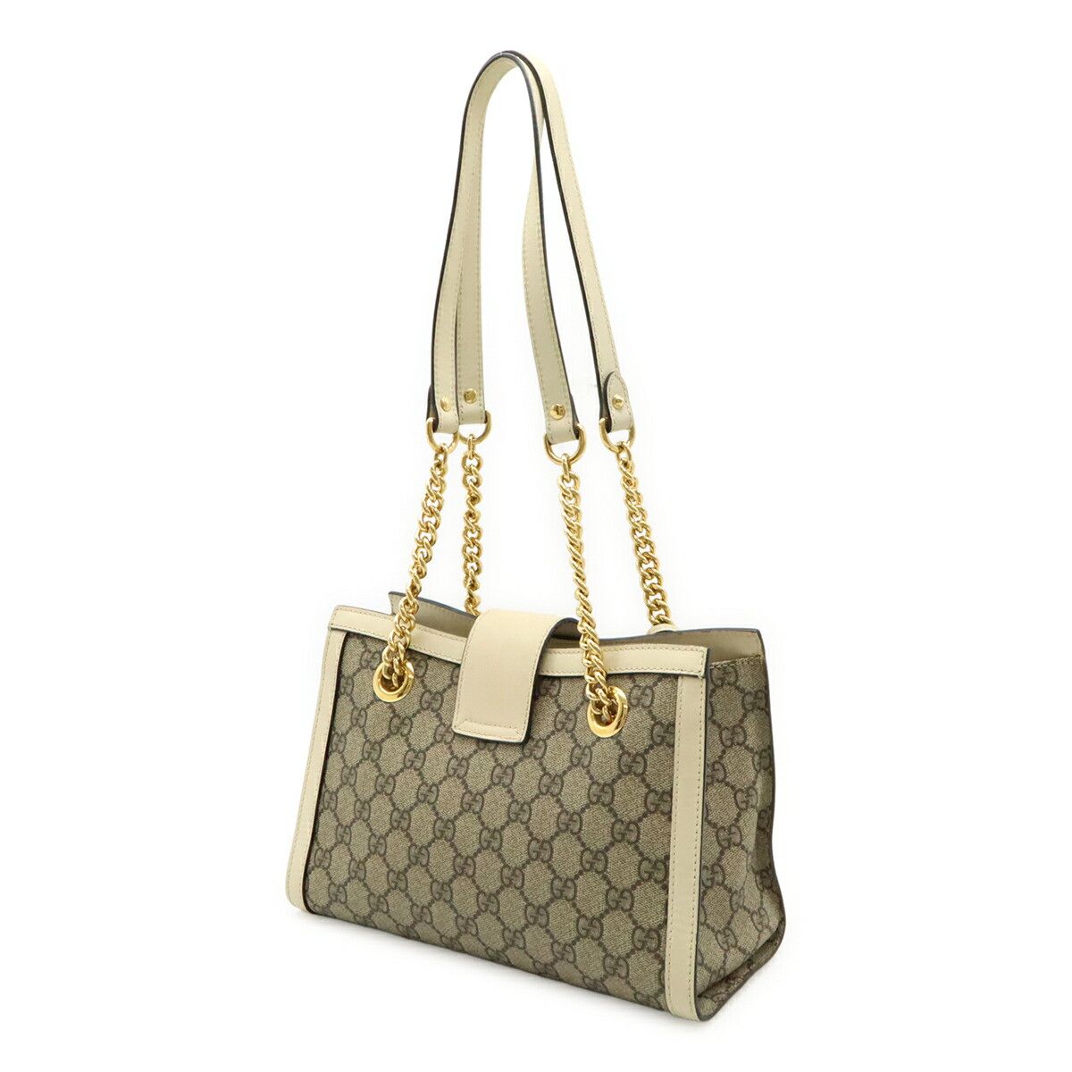 Gucci Gucci Gucci GG Supreme Padlock PVC Shoulder Bag Canvas Shoulder Bag 498156 Size ONE SIZE - 2 Thumbnail