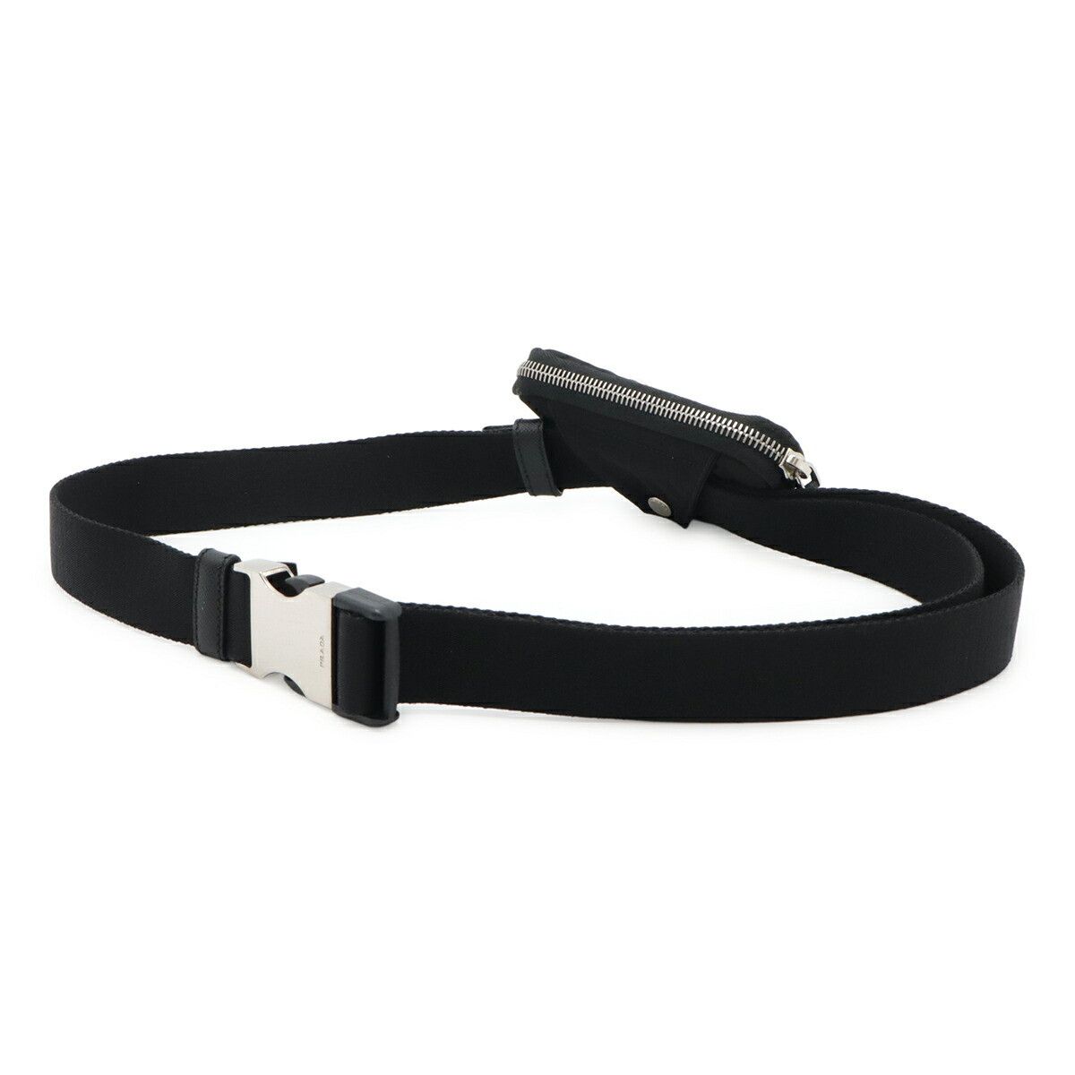 Prada Prada Prada Triangle Logo Re-Nylon Leather Belt Leather Other Size ONE SIZE - 2 Thumbnail