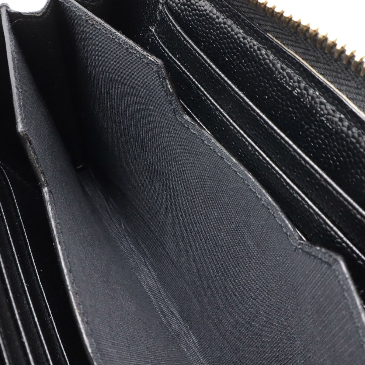 Yves Saint Laurent Yves Saint Laurent Saint Laurent Paris Cassandra Leather Wallet Leather Long Wallet DUTY FREE for USA Size ONE SIZE - 7 Thumbnail