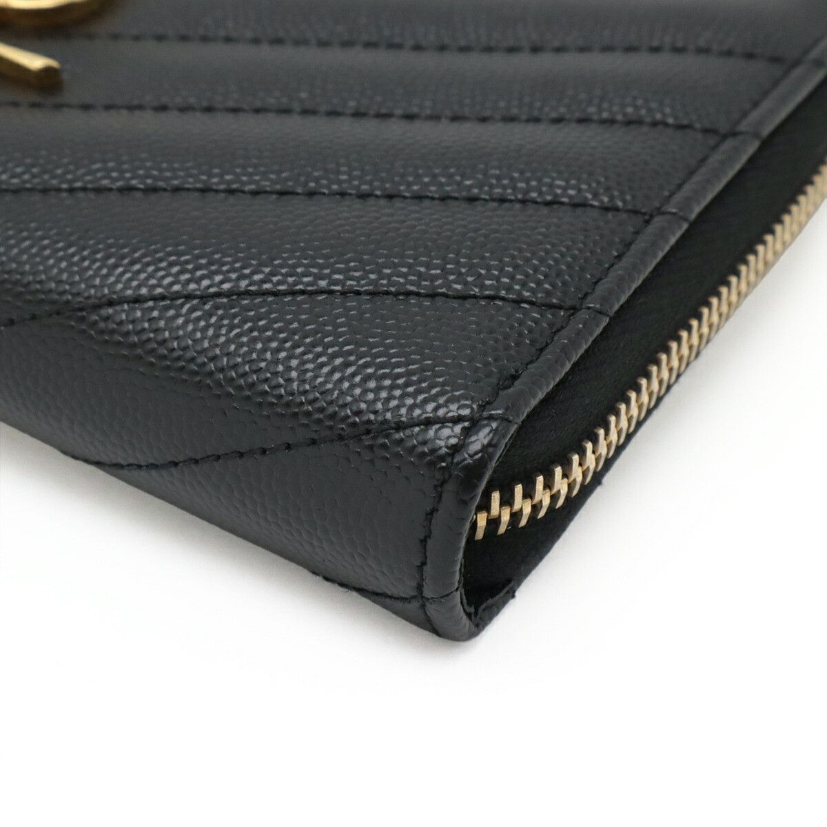 Yves Saint Laurent Yves Saint Laurent Saint Laurent Paris Cassandra Leather Wallet Leather Long Wallet DUTY FREE for USA Size ONE SIZE - 3 Thumbnail