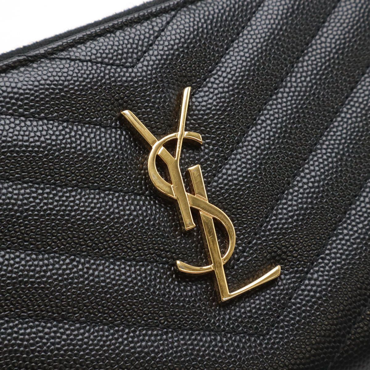 Yves Saint Laurent Yves Saint Laurent Saint Laurent Paris Cassandra Leather Wallet Leather Long Wallet DUTY FREE for USA Size ONE SIZE - 4 Thumbnail