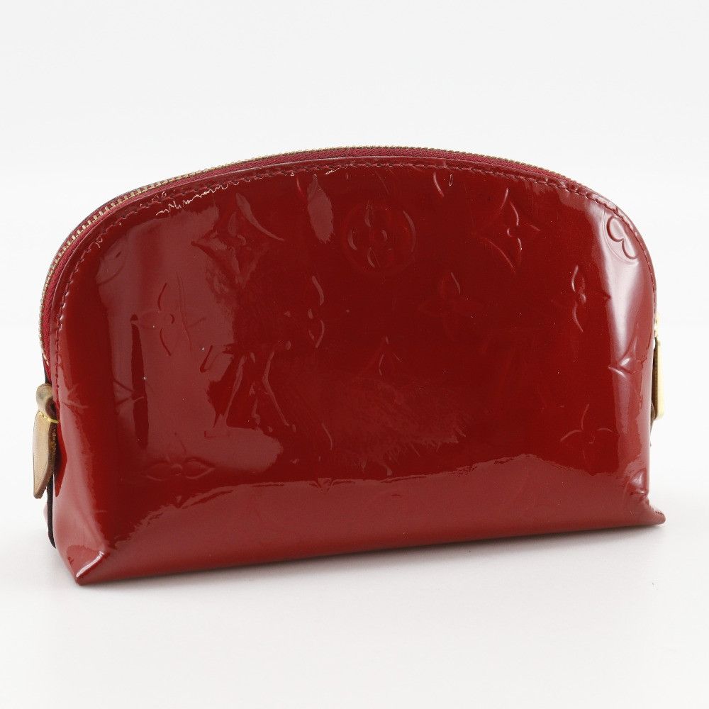 Louis Vuitton Louis Vuitton Louis Vuitton Pochette Cosmetique Monogram Vernis Pouch Enamel Vanity Bag M90009 Size ONE SIZE - 3 Thumbnail