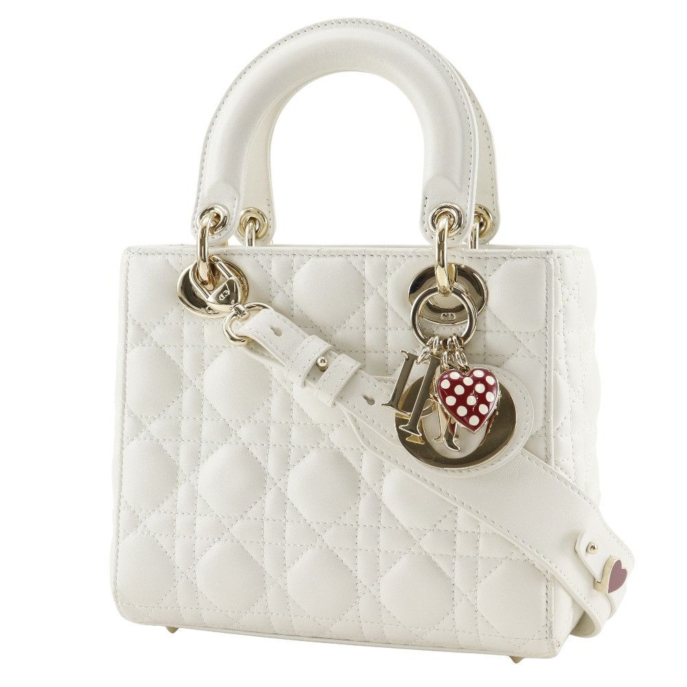 Dior Dior Dior Lady Dior MY ABCDIOR Leather 2way Bag Leather Handbag M0538ONGE Size ONE SIZE - 2 Thumbnail