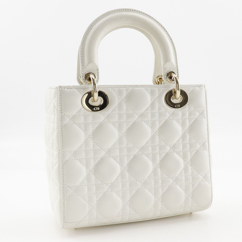 Dior Dior Dior Lady Dior MY ABCDIOR Leather 2way Bag Leather Handbag M0538ONGE Size ONE SIZE - 3 Thumbnail