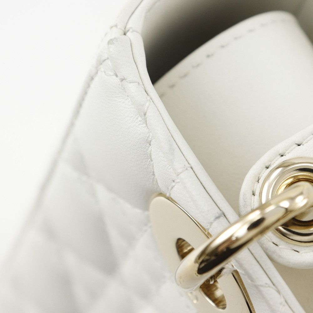 Dior Dior Dior Lady Dior MY ABCDIOR Leather 2way Bag Leather Handbag M0538ONGE Size ONE SIZE - 14 Thumbnail