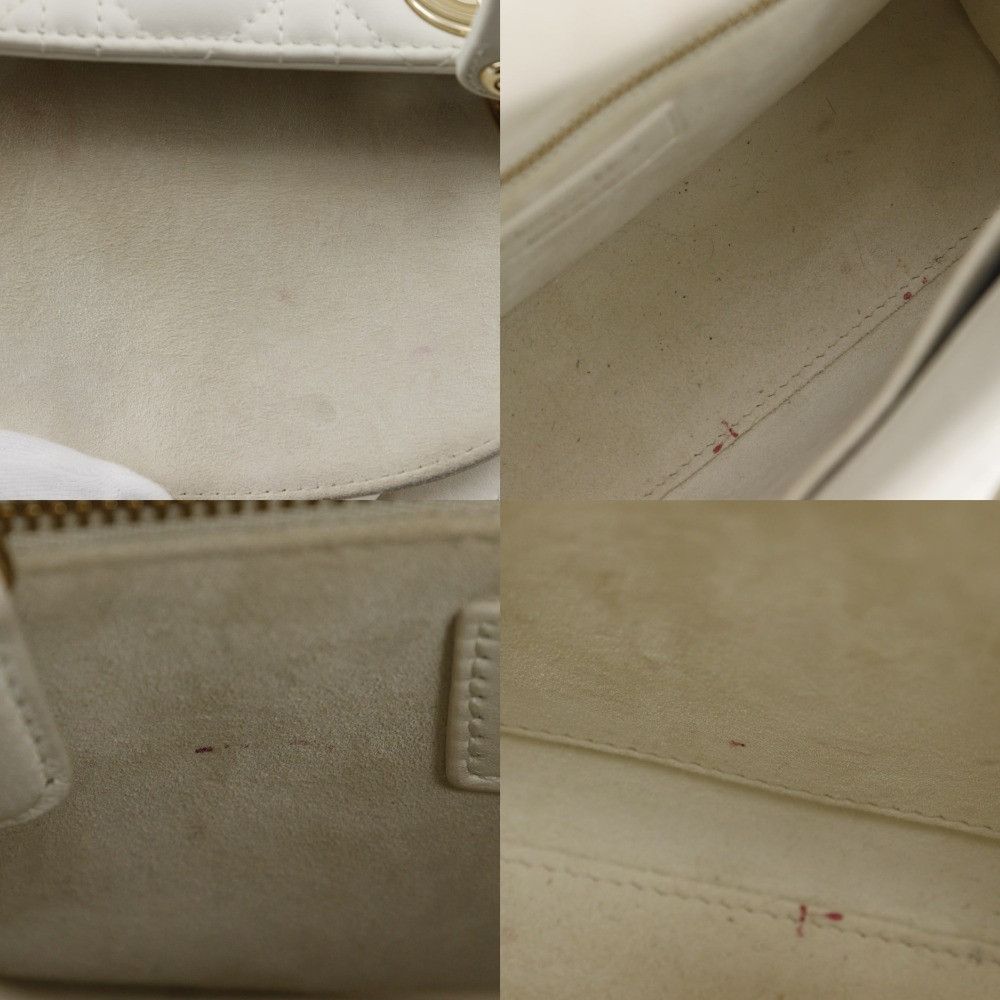 Dior Dior Dior Lady Dior MY ABCDIOR Leather 2way Bag Leather Handbag M0538ONGE Size ONE SIZE - 16 Thumbnail