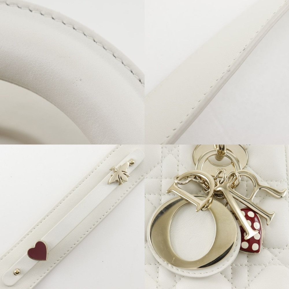 Dior Dior Dior Lady Dior MY ABCDIOR Leather 2way Bag Leather Handbag M0538ONGE Size ONE SIZE - 17 Thumbnail