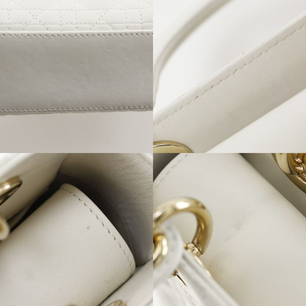 Dior Dior Dior Lady Dior MY ABCDIOR Leather 2way Bag Leather Handbag M0538ONGE Size ONE SIZE - 13 Thumbnail