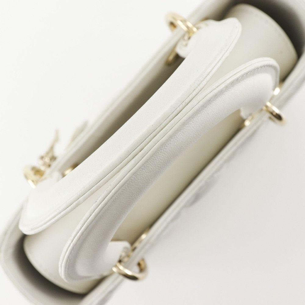 Dior Dior Dior Lady Dior MY ABCDIOR Leather 2way Bag Leather Handbag M0538ONGE Size ONE SIZE - 5 Thumbnail