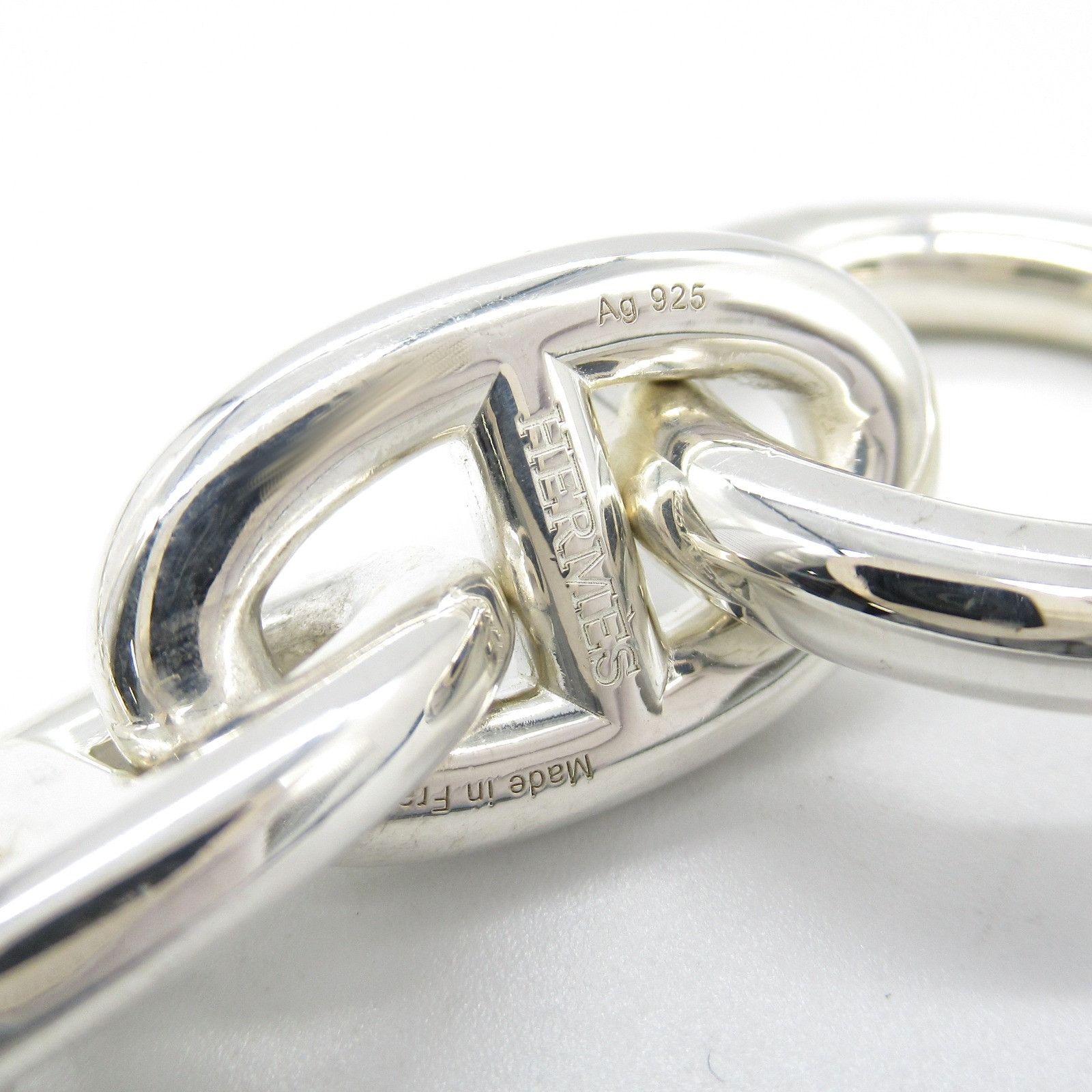 Hermes Hermes Hermes Chaine d'Ancre Silver925 Bracelet Metal Bracelet Size ONE SIZE - 4 Thumbnail