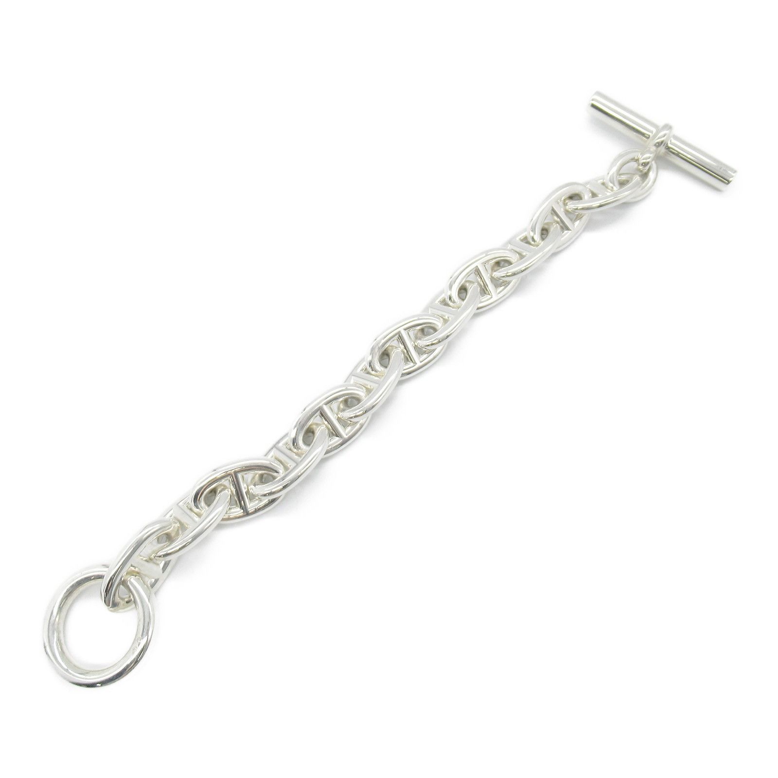 Hermes Hermes Hermes Chaine d'Ancre Silver925 Bracelet Metal Bracelet Size ONE SIZE - 3 Thumbnail