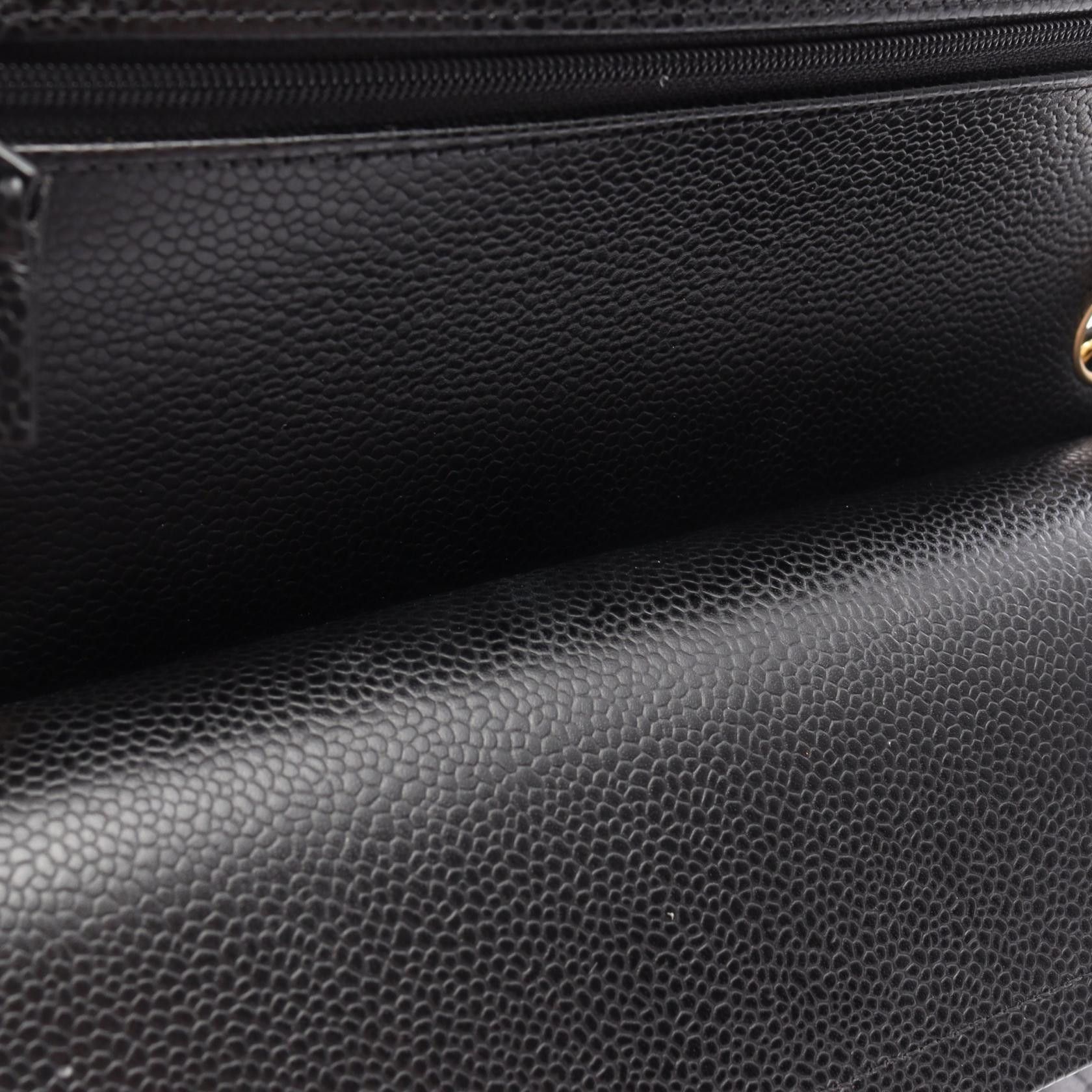 Chanel Chanel Chanel Matelasse W Flap Caviar Skin Shoulder Bag Leather Shoulder Bag A01112 Size ONE SIZE - 6 Thumbnail