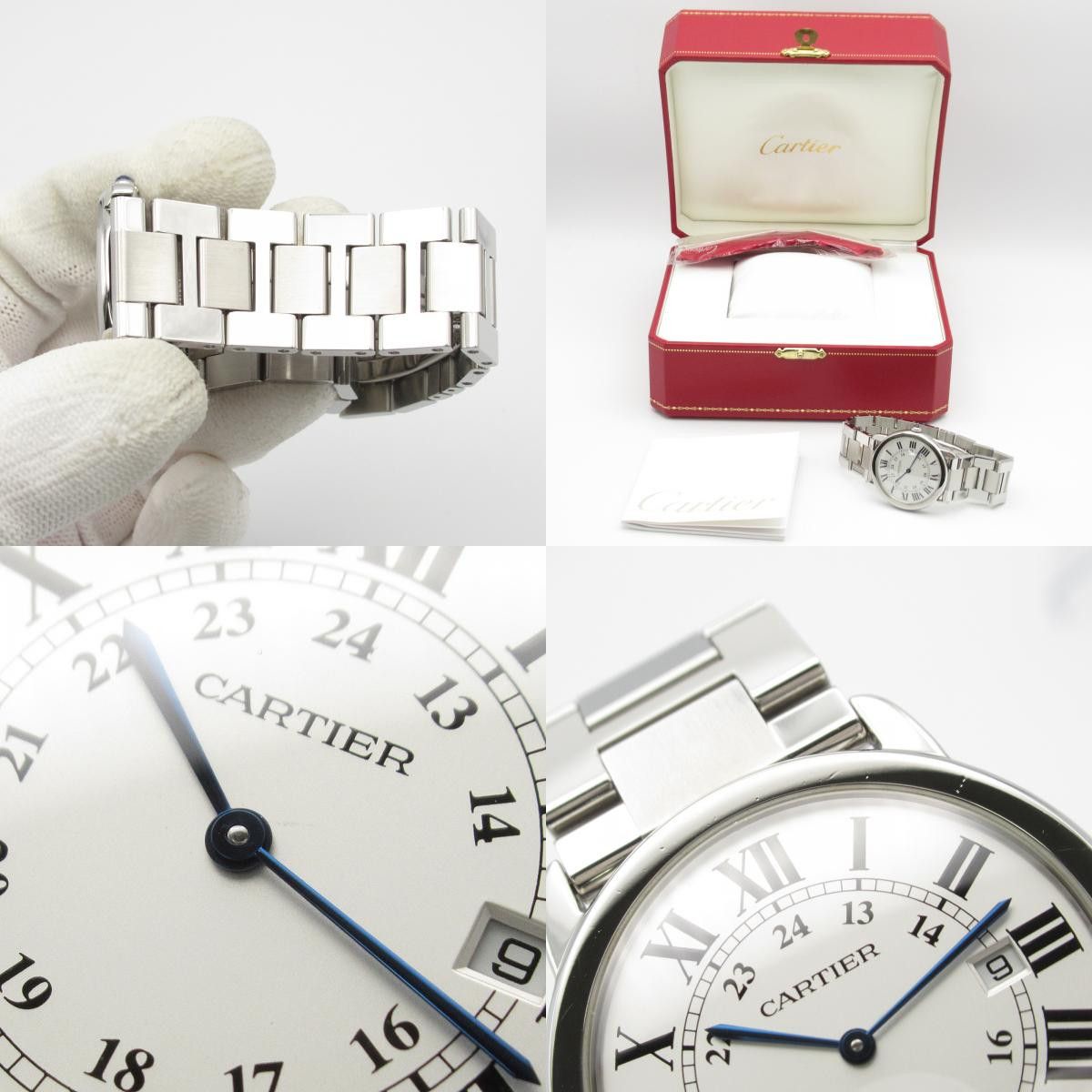 Cartier Cartier Cartier Ronde Solo de Cartier Stainless Steel Watch Metal Quartz W6701005 Size ONE SIZE - 8 Thumbnail