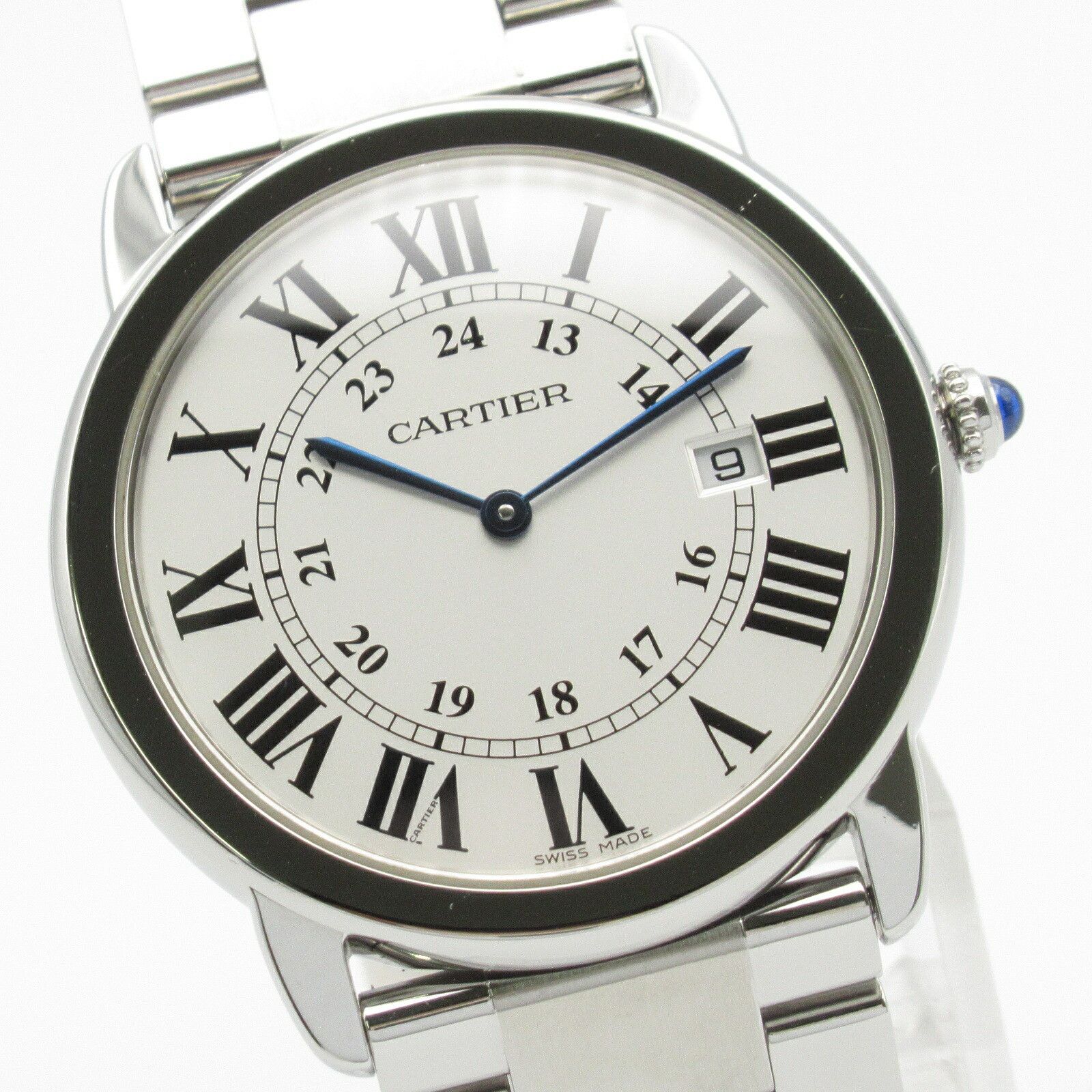 Cartier Cartier Cartier Ronde Solo de Cartier Stainless Steel Watch Metal Quartz W6701005 Size ONE SIZE - 3 Thumbnail