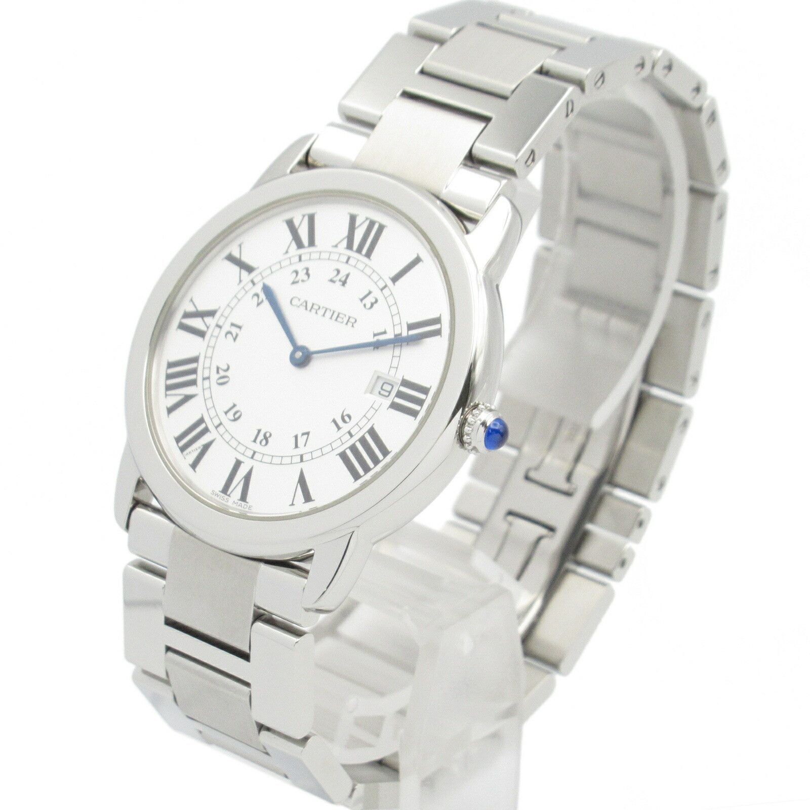 Cartier Cartier Cartier Ronde Solo de Cartier Stainless Steel Watch Metal Quartz W6701005 Size ONE SIZE - 2 Thumbnail