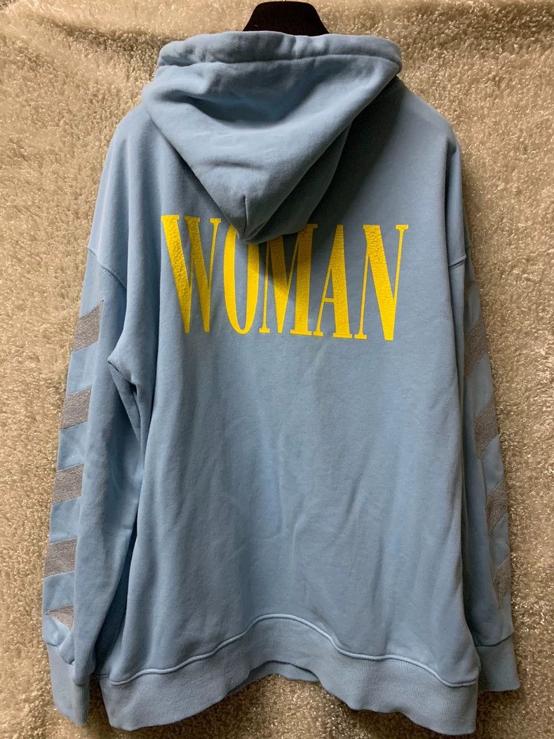 Off-White Off-White Men's Blue Hoodie Sweatshirt Size US XL / EU 56 / 4 - 8 Thumbnail