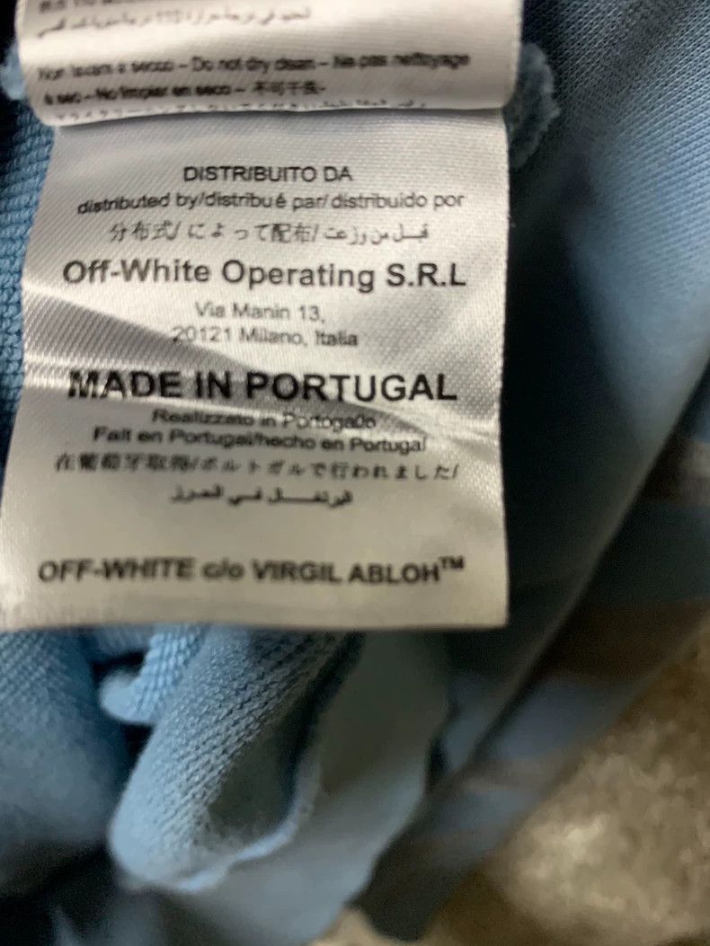 Off-White Off-White Men's Blue Hoodie Sweatshirt Size US XL / EU 56 / 4 - 7 Thumbnail