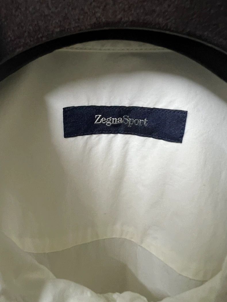 Ermenegildo Zegna Zegna Sport Men's White Casual Shirt Size US XXL / EU 58 / 5 - 6 Thumbnail
