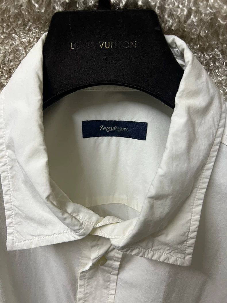 Ermenegildo Zegna Zegna Sport Men's White Casual Shirt Size US XXL / EU 58 / 5 - 5 Thumbnail