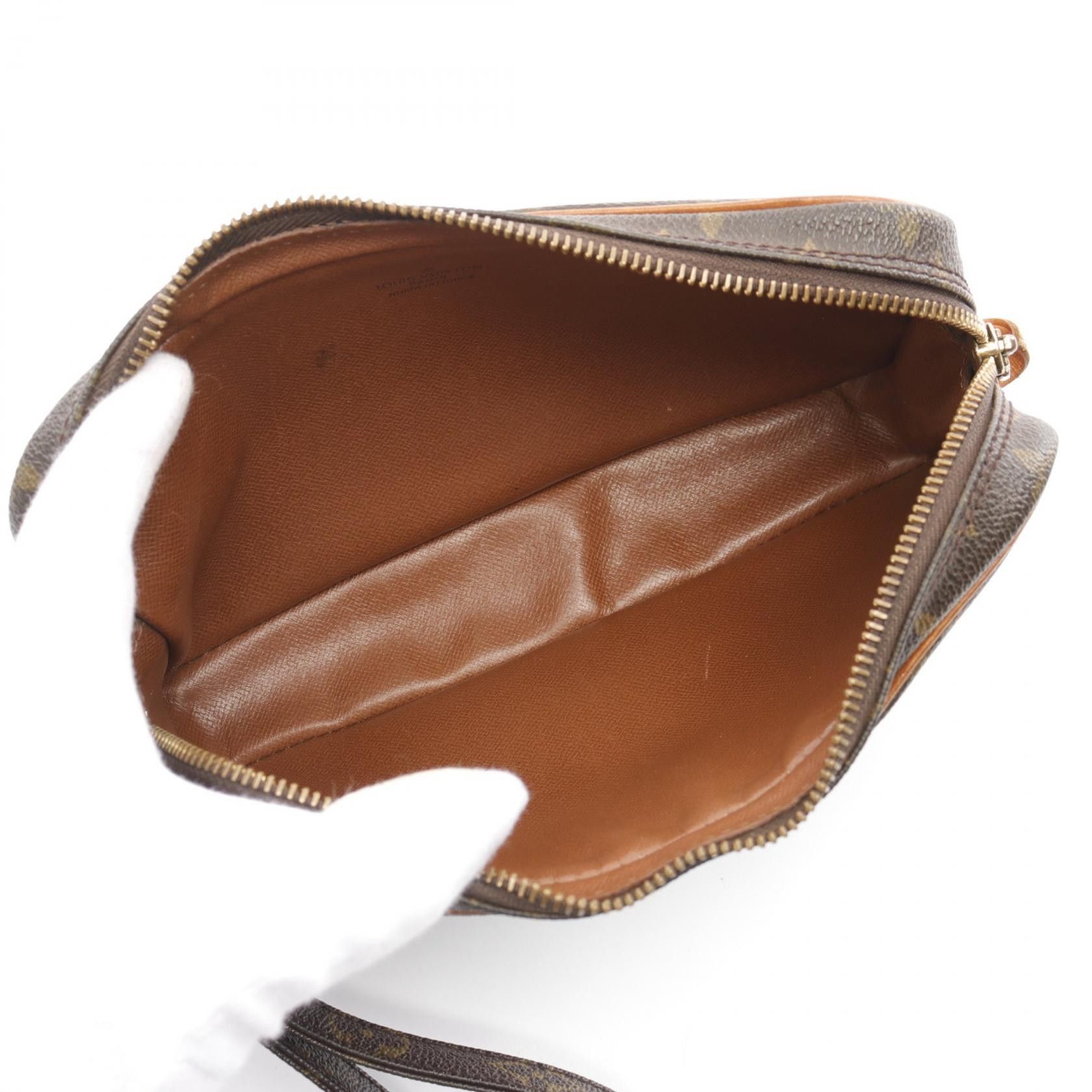 Louis Vuitton Louis Vuitton Louis Vuitton Marli Dragonne PM Monogram Clutch Bag Canvas Clutch Bag M51827 Size ONE SIZE - 3 Thumbnail