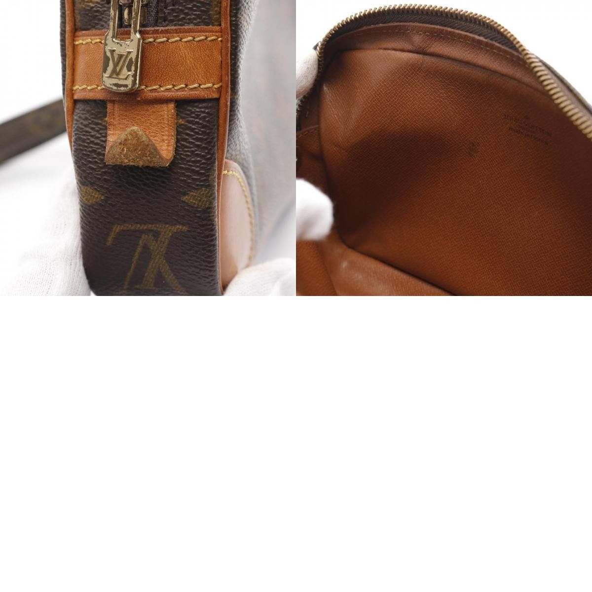 Louis Vuitton Louis Vuitton Louis Vuitton Marli Dragonne PM Monogram Clutch Bag Canvas Clutch Bag M51827 Size ONE SIZE - 10 Thumbnail