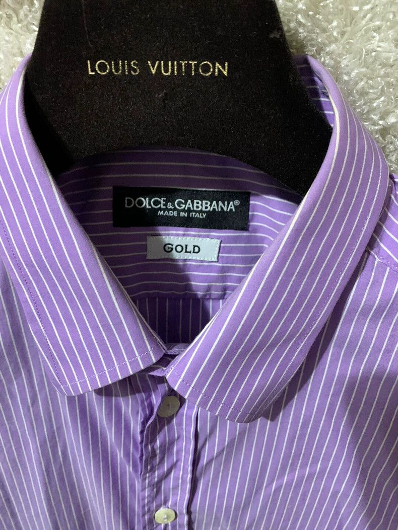 Dolce & Gabbana Dolce & Gabbana Men's Purple Shirt Size US M / EU 48-50 / 2 - 3 Thumbnail