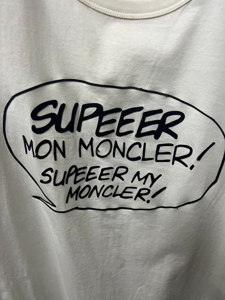 Moncler Moncler Men's Short Sleeve Graphic T-Shirt Size US M / EU 48-50 / 2 - 2 Thumbnail