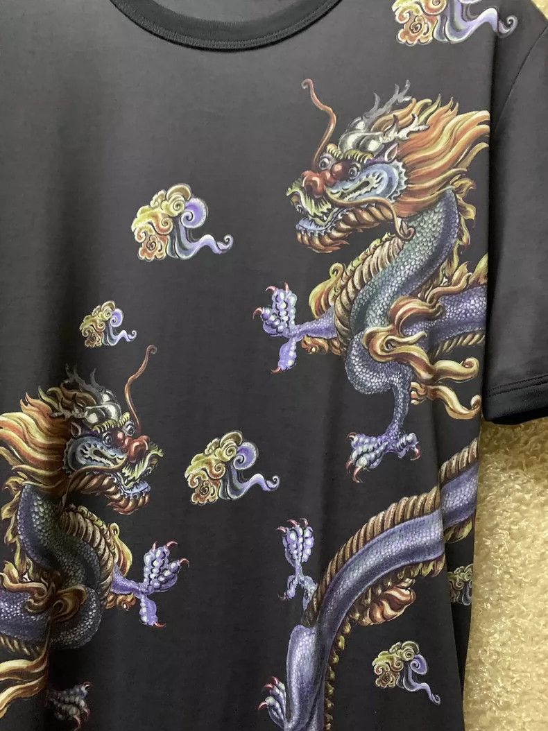 Dolce & Gabbana Dolce & Gabbana Men's Dragon Print T-Shirt Size US S / EU 44-46 / 1 - 2 Thumbnail