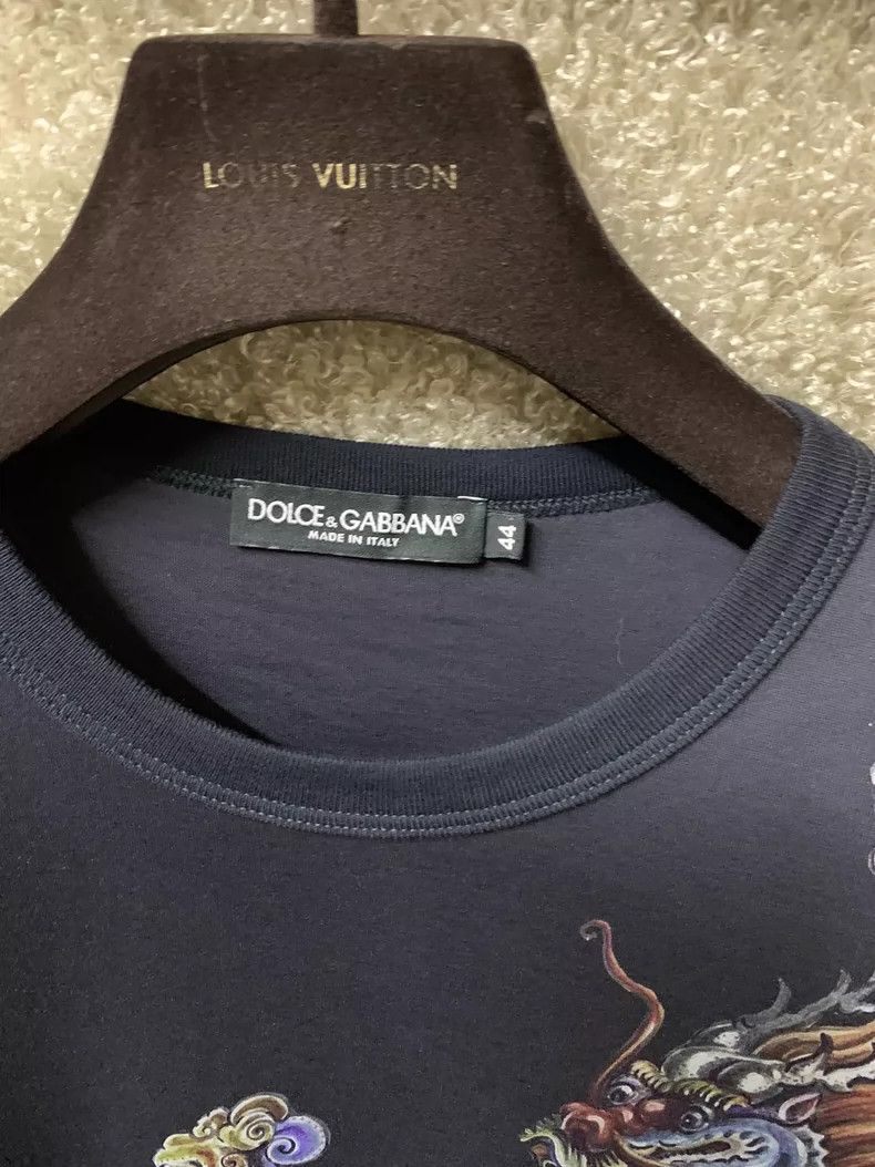 Dolce & Gabbana Dolce & Gabbana Men's Dragon Print T-Shirt Size US S / EU 44-46 / 1 - 3 Thumbnail