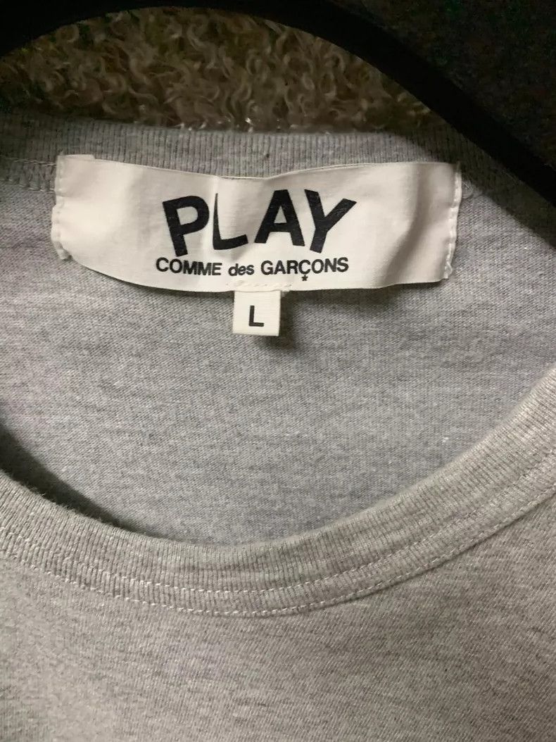 Comme des Garcons CDG PLAY Men's Short Sleeve T-Shirt Size US L / EU 52-54 / 3 - 2 Thumbnail