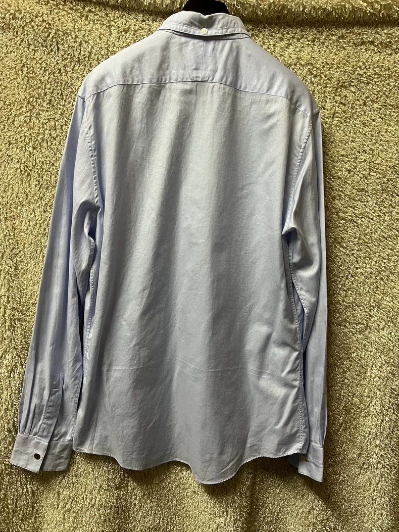 Hermes Hermes Men's Light Blue Long Sleeve Shirt Size US L / EU 52-54 / 3 - 9 Thumbnail